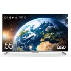 Телевизор QLED Digma Pro 55" QLED 55D Google TV Frameless черный графит/черный 4K Ultra HD 144Hz MEMC DVB-T DVB-T2 DVB-C DVB-S DVB-S2 USB WiFi Smart TV