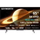 Телевизор LED Skyworth 65" 65X66H NEXO Mini-LED черный/серый 4K Ultra HD 120Hz MEMC DVB-T DVB-T2 DVB-C DVB-S DVB-S2 USB WiFi Smart TV
