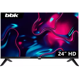 Телевизор LED BBK 24" 24LEM-1031/TS2C (B) Frameless черный HD 60Hz DVB-T2 DVB-C DVB-S2 USB (RUS)