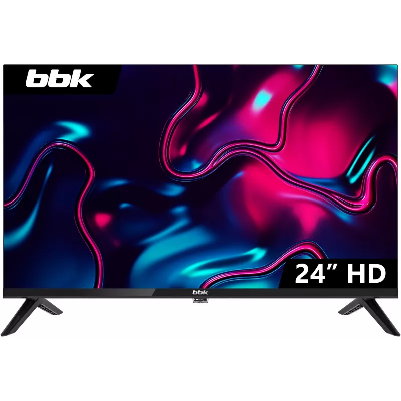Телевизор LED BBK 24" 24LEM-1031/TS2C (B) Frameless черный HD 60Hz DVB-T2 DVB-C DVB-S2 USB (RUS)