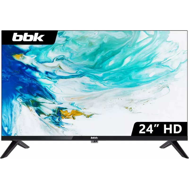 Телевизор LED BBK 24" 24LEM-1033/TS2C (B) Frameless черный HD 60Hz DVB-T2 DVB-C DVB-S2 USB (RUS)
