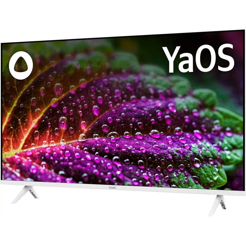 Телевизор LED BBK 40" 40LEX-7244/FTS2C (W) YaOS Frameless белый FULL HD 60Hz DVB-T2 DVB-C DVB-S2 USB WiFi Smart TV (RUS)