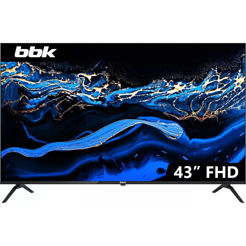 Телевизор LED BBK 43" 43LEM-1036/FTS2C (B) черный FULL HD 60Hz DVB-T2 DVB-C DVB-S2 USB (RUS)