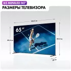 Телевизор LED Haier 65" M7 Frameless черный 4K Ultra HD 144Hz MEMC DVB-T DVB-T2 DVB-C DVB-S2 USB WiFi Smart TV