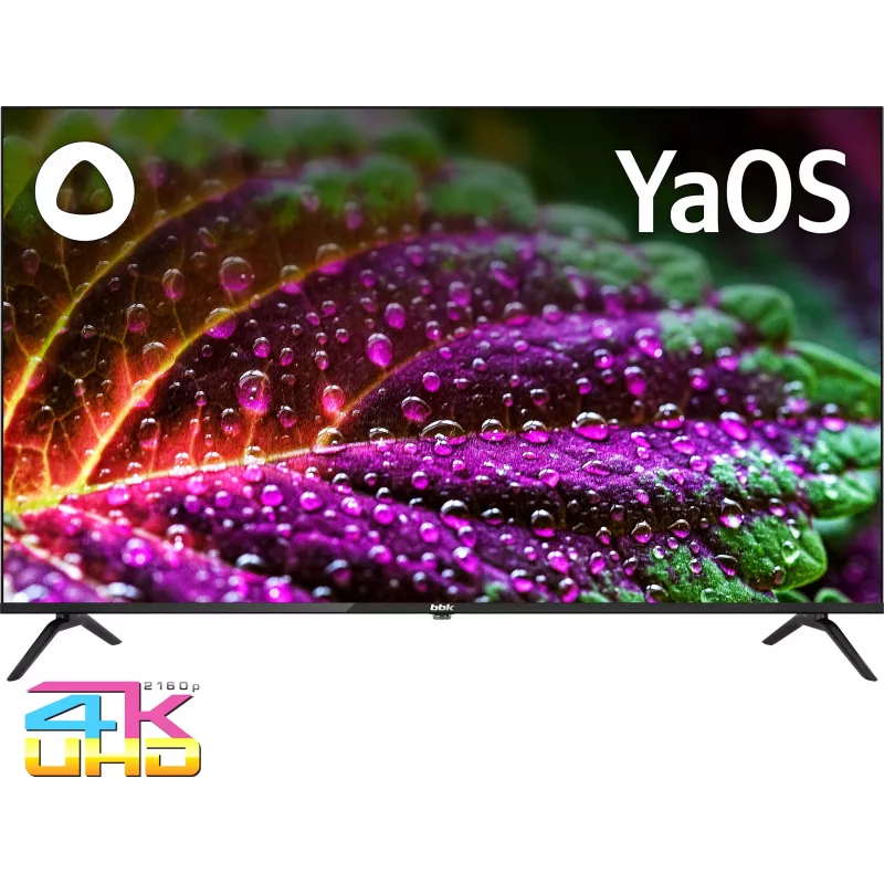 Телевизор LED BBK 43" 43LEX-8231/UTS2C (B) Яндекс.ТВ черный 4K Ultra HD 60Hz DVB-T2 DVB-C DVB-S2 USB WiFi Smart TV (RUS)