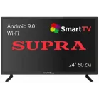 Телевизор LED Supra 24" STV-LC24ST0080W черный HD 60Hz DVB-T2 DVB-C USB WiFi Smart TV (RUS)