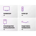 Телевизор QLED Haier 65" DH1VNBD01RU S2 Pro Frameless черный 4K Ultra HD 60Hz MEMC DVB-T DVB-T2 DVB-C DVB-C2 DVB-S2 USB WiFi Smart TV