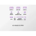 Телевизор QLED Haier 65" DH1VNBD01RU S2 Pro Frameless черный 4K Ultra HD 60Hz MEMC DVB-T DVB-T2 DVB-C DVB-C2 DVB-S2 USB WiFi Smart TV