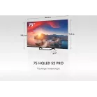 Телевизор HQLED Haier 75" DH1WVFD03RU S2 Pro Frameless черный/черный 4K Ultra HD 60Hz MEMC DVB-T DVB-T2 DVB-C DVB-C2 DVB-S2 USB WiFi Smart TV