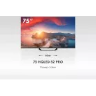 Телевизор HQLED Haier 75" DH1WVFD03RU S2 Pro Frameless черный/черный 4K Ultra HD 60Hz MEMC DVB-T DVB-T2 DVB-C DVB-C2 DVB-S2 USB WiFi Smart TV
