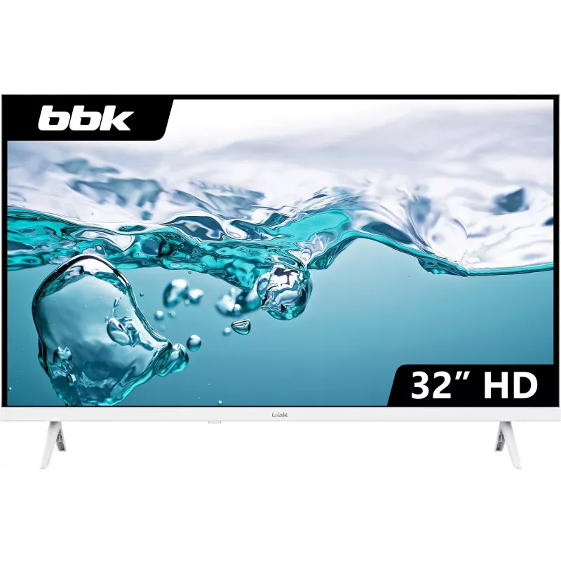 Телевизор LED BBK 32" 32LEM-1045/TS2C (W) белый HD 60Hz DVB-T2 DVB-C DVB-S2 USB (RUS)