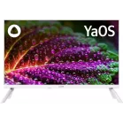 Телевизор LED BBK 24" 24LEX-7245/TS2C (W) Яндекс.ТВ Frameless белый HD 60Hz DVB-T2 DVB-C DVB-S2 USB WiFi Smart TV (RUS)