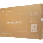 Телевизор QLED TCL 55" 55P8L (2026) Premium черный 4K Ultra HD 144Hz MEMC DVB-T DVB-T2 DVB-C DVB-S DVB-S2 USB WiFi Smart TV