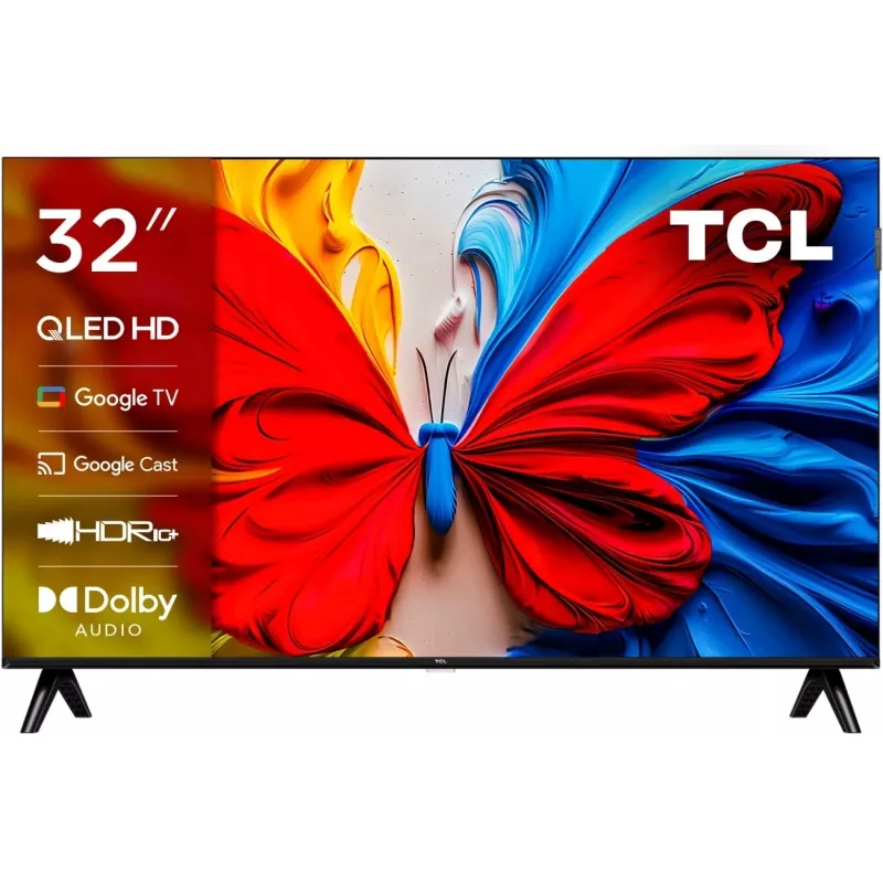 Телевизор QLED TCL 32" 32S5K-RU черный FULL HD 60Hz DVB-T DVB-T2 DVB-C DVB-S DVB-S2 USB WiFi Smart TV (RUS)