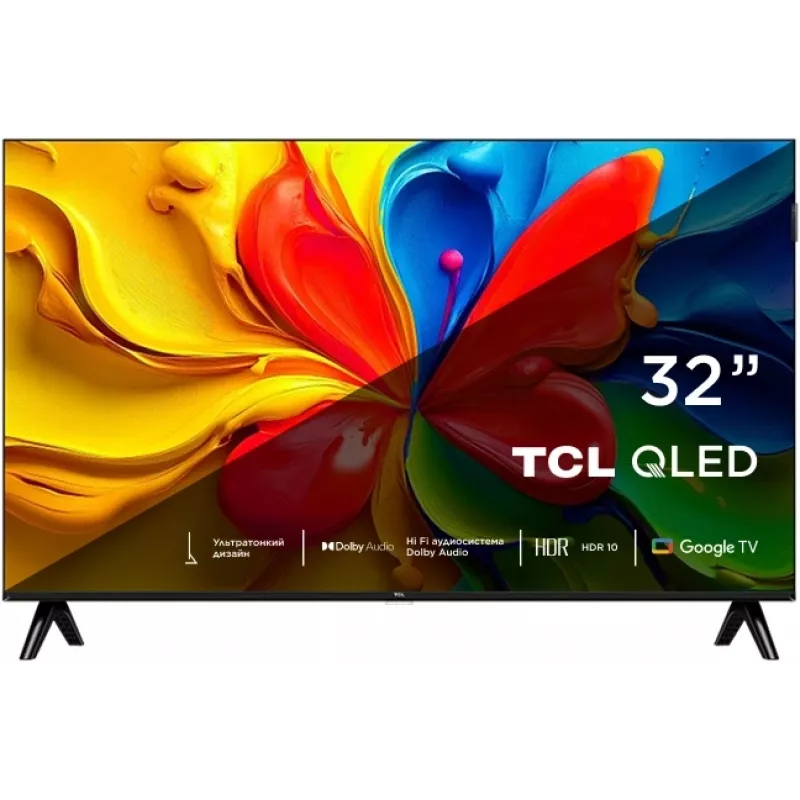 Телевизор QLED TCL 32" 32S4K-RU черный HD 60Hz DVB-T DVB-T2 DVB-C DVB-S DVB-S2 USB WiFi Smart TV (RUS)