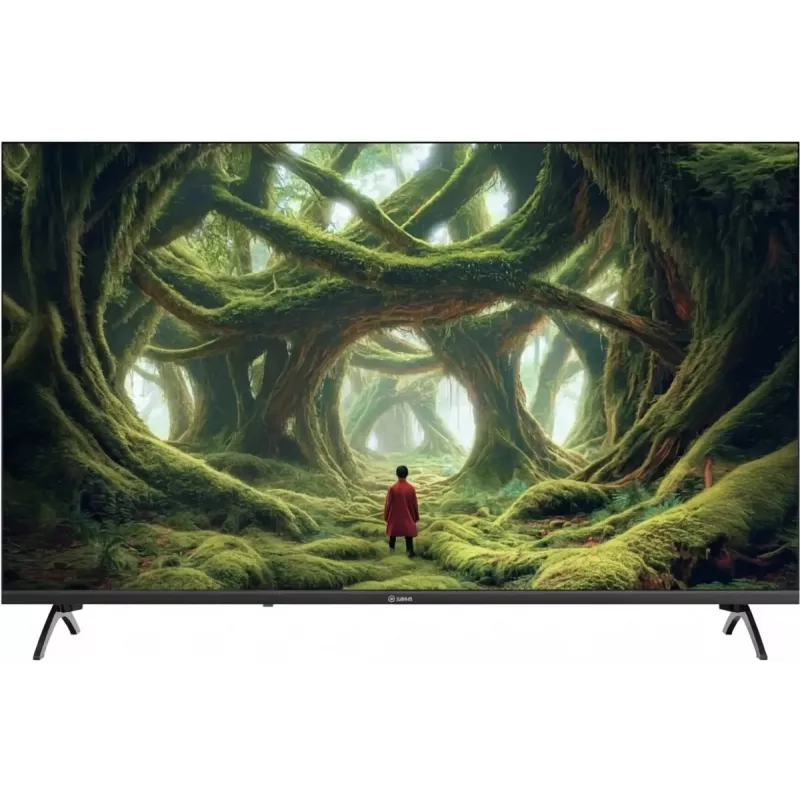 Телевизор LED Sber 43" SDX-43U5500DBA Салют ТВ Frameless черный 4K Ultra HD 60Hz DVB-T DVB-T2 DVB-C DVB-S DVB-S2 USB WiFi Smart TV (RUS)
