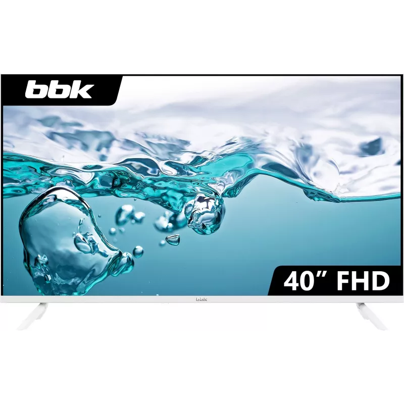 Телевизор LED BBK 40" 40LEM-1045/FTS2C (W) белый FULL HD 60Hz DVB-T2 DVB-C DVB-S2 USB (RUS)