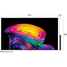Телевизор OLED LG 77" OLED77C6RLA.ARUG черный/серебристый 4K Ultra HD 120Hz DVB-T DVB-T2 DVB-C DVB-S2 USB WiFi Smart TV