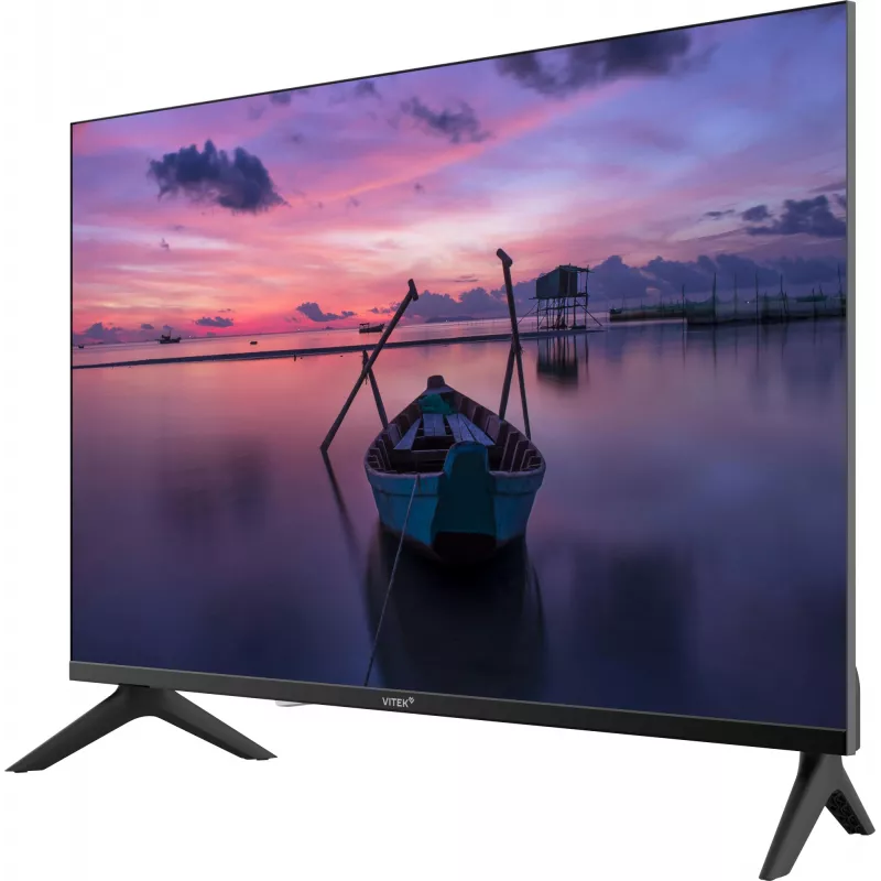 Телевизор LED Vitek 32" VT-32HBB200 Frameless черный HD 60Hz DVB-T DVB-T2 DVB-C DVB-S DVB-S2 USB