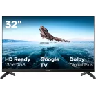 Телевизор LED Vitek 32" VT-32HBS310 Google TV Frameless черный HD 60Hz DVB-T DVB-T2 DVB-C DVB-S DVB-S2 USB WiFi Smart TV