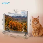 Телевизор LED Vitek 32" VT-32FBS301 Яндекс.ТВ Frameless черный FULL HD 60Hz DVB-T DVB-T2 DVB-C DVB-S DVB-S2 USB WiFi Smart TV