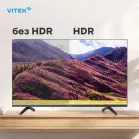 Телевизор LED Vitek 43" VT-43FBS300 Яндекс.ТВ Frameless черный FULL HD 60Hz DVB-T DVB-T2 DVB-C DVB-S DVB-S2 USB WiFi Smart TV