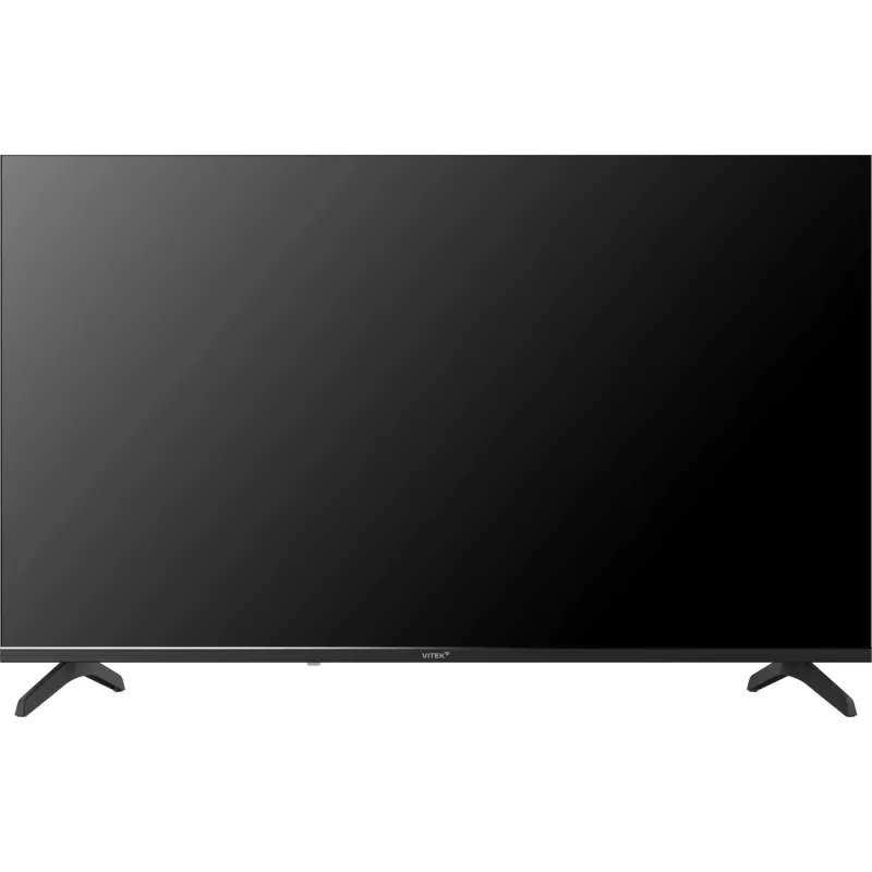 Телевизор LED Vitek 43" VT-43FBS300 Яндекс.ТВ Frameless черный FULL HD 60Hz DVB-T DVB-T2 DVB-C DVB-S DVB-S2 USB WiFi Smart TV