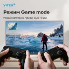 Телевизор LED Vitek 43" VT-43UBS410 Google TV Frameless черный 4K Ultra HD 60Hz MEMC DVB-T DVB-T2 DVB-C DVB-C2 DVB-S DVB-S2 USB WiFi Smart TV