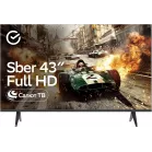 Телевизор LED Sber 43" SDX-43F2124 Салют ТВ Frameless черный FULL HD 60Hz DVB-T DVB-T2 DVB-C DVB-S DVB-S2 USB WiFi Smart TV (RUS)