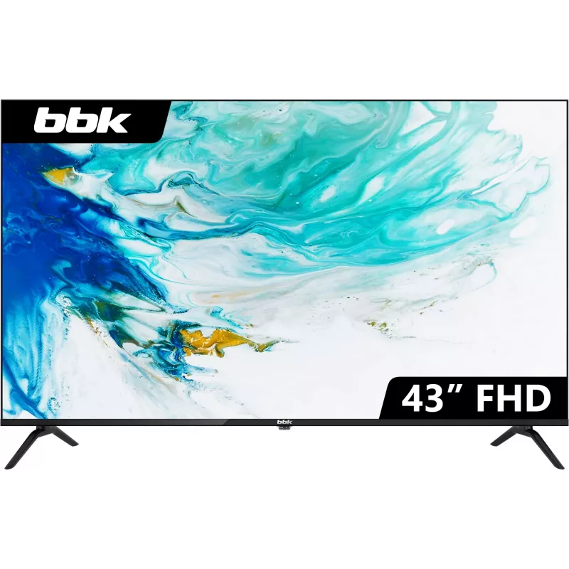 Телевизор LED BBK 43" 43LEM-1033/FTS2C (B) черный FULL HD 60Hz DVB-T2 DVB-C DVB-S2 USB (RUS)