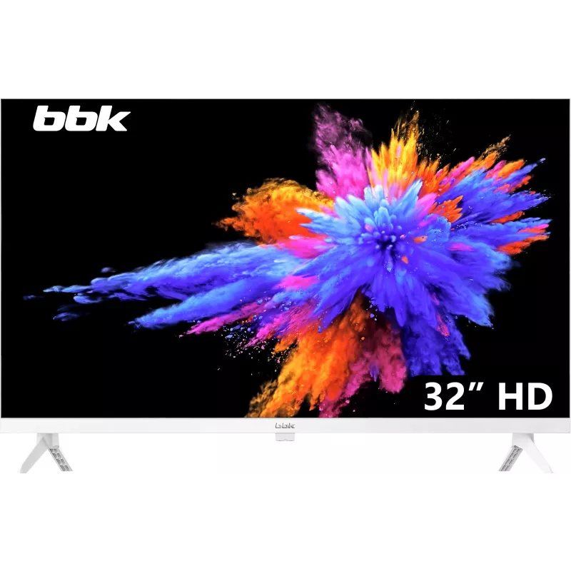 Телевизор LED BBK 31.5" 32LEM-1054/TS2C (W) белый HD 60Hz DVB-T2 DVB-C DVB-S2 USB (RUS)