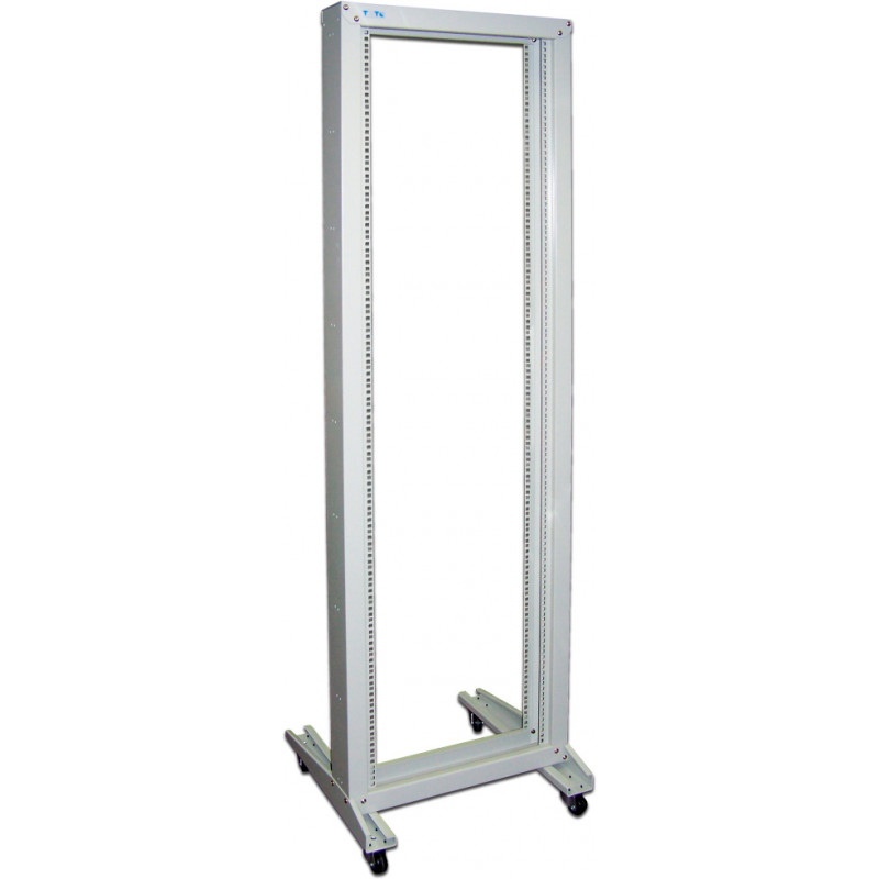Стойка однорамная Lanmaster TWT-RACK1-42U 42U 600ммX600мм 150кг серый