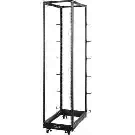 Стойка двухрамная Lanmaster TWT-RACK2-42U-LT-ADJ 42U 600ммX1020мм 360кг черный