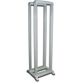 Стойка двухрамная Lanmaster TWT-RACK2-38U-6X6 38U 600ммX600мм 350кг серый