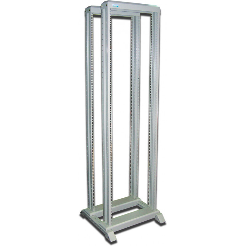 Стойка двухрамная Lanmaster TWT-RACK2-38U-6X6 38U 600ммX600мм 350кг серый