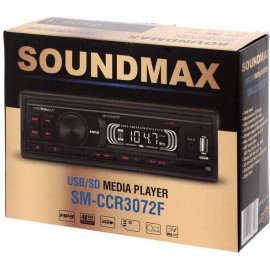 Автомагнитола Soundmax SM-CCR3072F 1DIN 4x45Вт (SM-CCR3072F(ЧЕРНЫЙ)\R)
