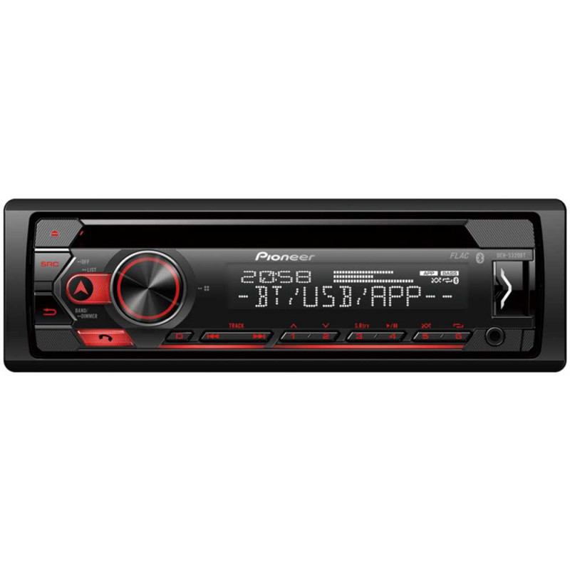 Автомагнитола Pioneer DEH-S320BT 1DIN 4x50Вт RDS