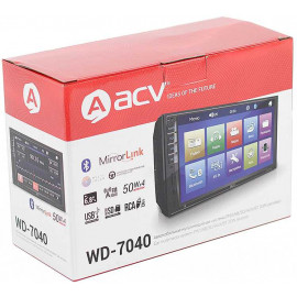 Автомагнитола ACV WD-7040 2DIN 4x50Вт
