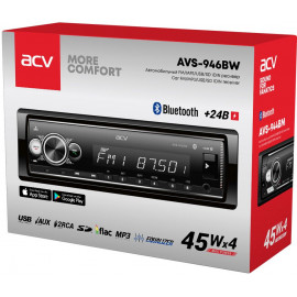 Автомагнитола ACV AVS-946BW 1DIN 4x45Вт
