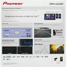 Автомагнитола Pioneer DMH-A245BT 2DIN 4x50Вт 6.2" ПДУ RDS