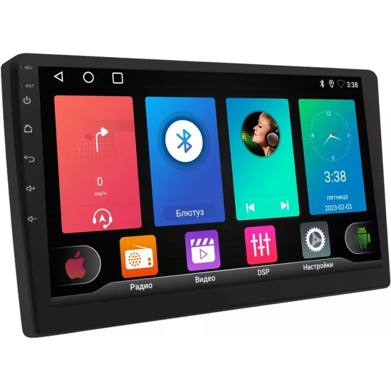 Автомагнитола ACV AD-9003 (V2) 2DIN 4x50Вт USB 2.0 AUX 2048Mb Android 9" WiFi 2 (43142)