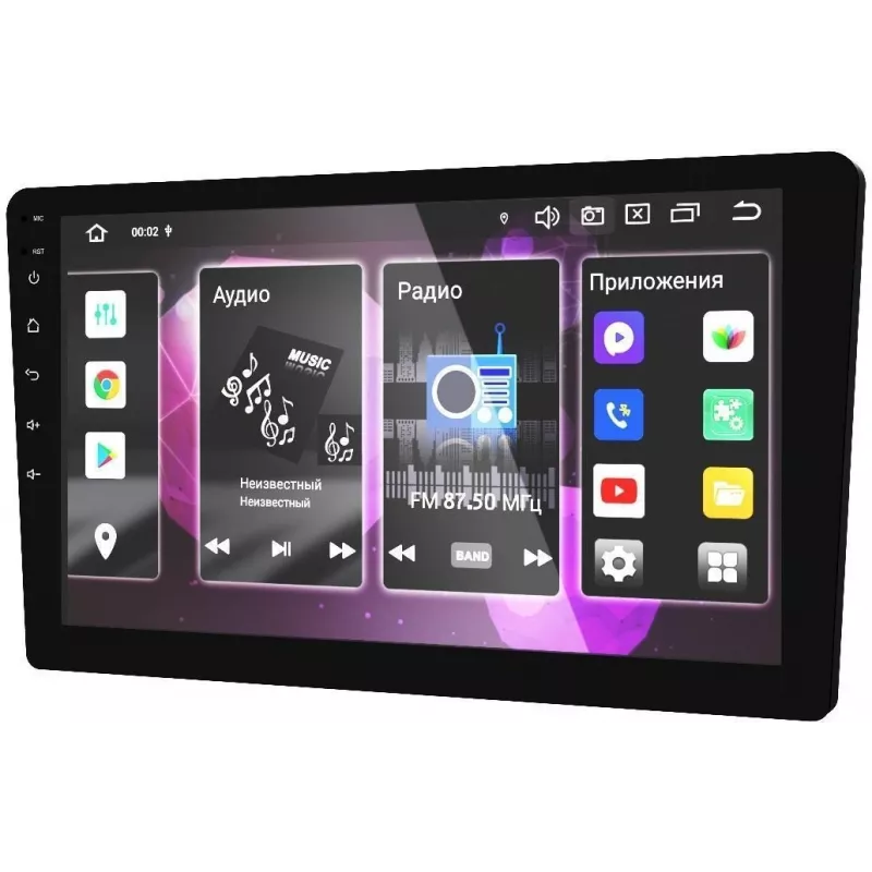 Автомагнитола Prology MPA-380 4x55Вт v5.0 4096Mb DSP Android 13 9" WiFi 3G/4G (PRMPA380)