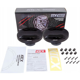 Колонки автомобильные Kicx RX 652 150Вт 91дБ 4Ом 16см (6.5дюйм) (ком.:2кол.) коаксиальные двухполосные