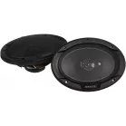 Колонки автомобильные Kenwood KFC-S6966 400Вт 91дБ 4Ом 16x23см (6x9дюйм) (ком.:2кол.) коаксиальные трехполосные
