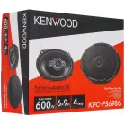 Колонки автомобильные Kenwood KFC-PS6986 600Вт 88дБ 4Ом 15x23см (6x9дюйм) (ком.:2кол.) коаксиальные четырехполосные