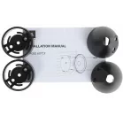 Колонки автомобильные JBL Stage3 607CF (без решетки) 250Вт 92дБ 3Ом 16.5см (6 1/2дюйм) (ком.:4кол.) компонентные двухполосные