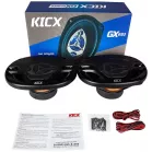 Колонки автомобильные Kicx GX-693 200Вт 92дБ 4Ом 15x23см (6x9дюйм) (ком.:2кол.) коаксиальные трехполосные