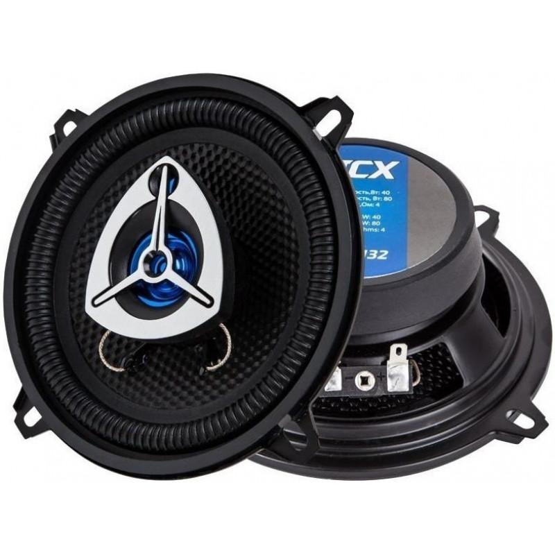 Колонки автомобильные Kicx GX-132 80Вт 89дБ 4Ом 13см (5дюйм) (ком.:2кол.) коаксиальные трехполосные Колонки автомобильные Kicx GX-132 80Вт 89дБ 4Ом 13см (5дюйм) (ком.:2кол.) коаксиальные трехполосные