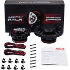 Колонки автомобильные Kicx SP 100 60Вт 89дБ 4Ом 10см (4дюйм) (ком.:2кол.) коаксиальные трехполосные