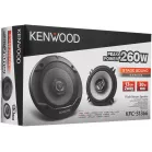 Колонки автомобильные Kenwood KFC-S1366 260Вт 89дБ 4Ом 13см (5дюйм) (ком.:2кол.) коаксиальные двухполосные